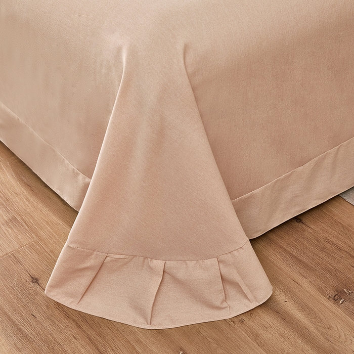 91家纺网 家纺一手货源 找家纺 雲归梦 2025新款纯棉加厚磨毛多规格磨毛四件套 缤纷果园