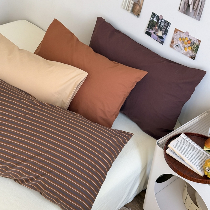 91家纺网 家纺一手货源 找家纺 （总）艾沁2025新款全棉水洗棉单枕套