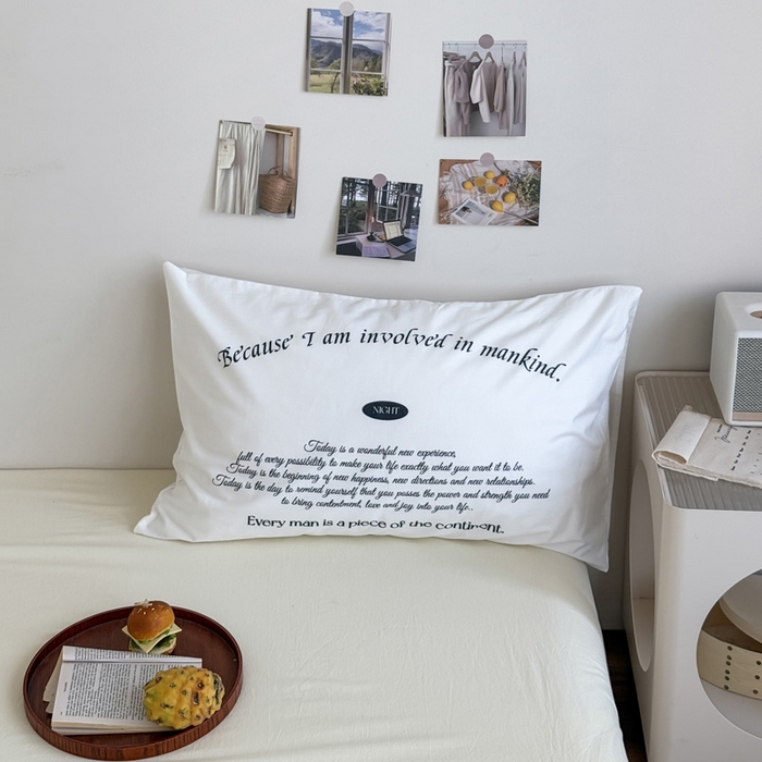 91家纺网 家纺一手货源 找家纺 （总）艾沁2025新款全棉数码印花单枕套