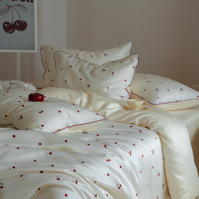 91家纺网 家纺一手货源 找家纺 （总）简纯主义 2025新款兰精天丝印花四件套