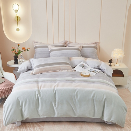 91家纺网 家纺一手货源 找家纺 （总）雲归梦 2025新款纯棉加厚磨毛多规格磨毛四件套