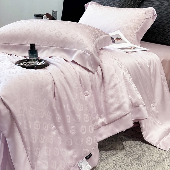 91家纺网 家纺一手货源 找家纺 （总）奥汀洛家纺 2025新款天丝夏被四件套-华尔兹