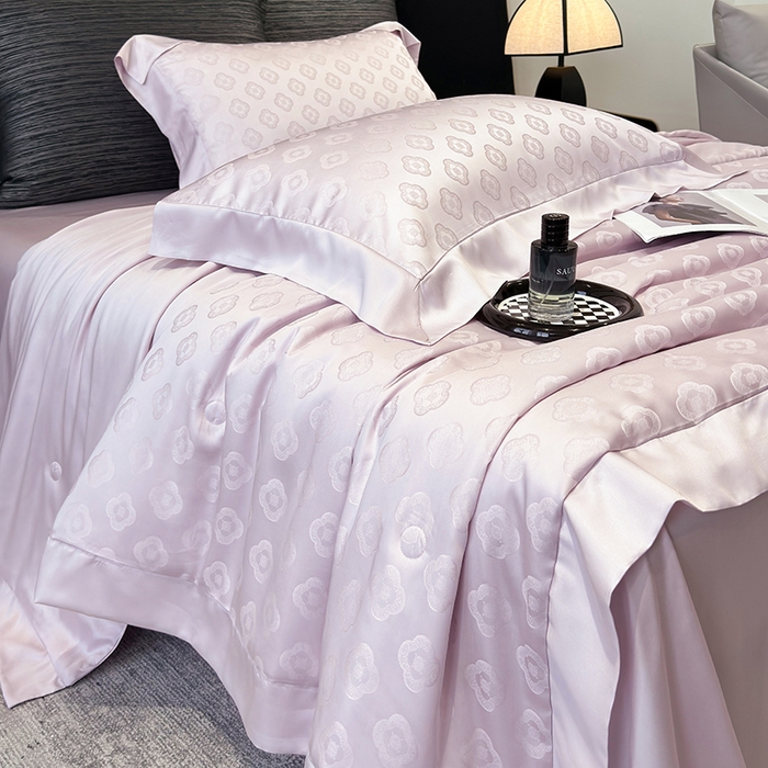 91家纺网 家纺一手货源 找家纺 （总）奥汀洛家纺 2025新款天丝夏被四件套-华尔兹