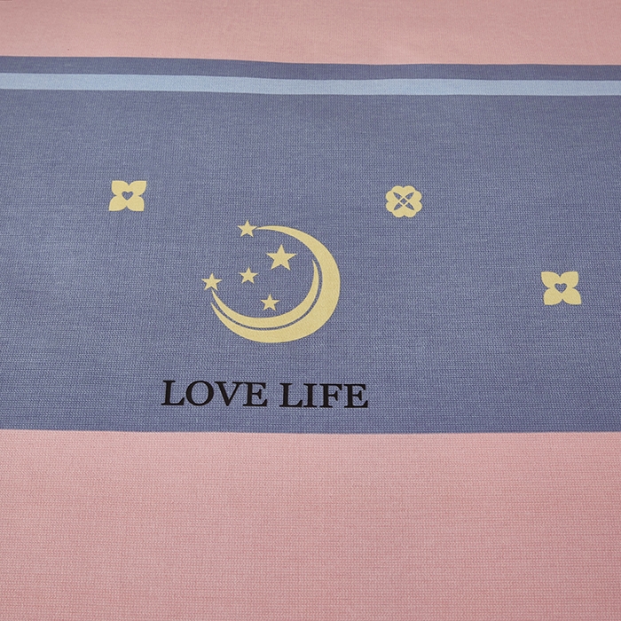 91家纺网 家纺一手货源 找家纺 雲归梦 2025新款纯棉加厚磨毛多规格磨毛四件套 月光生活粉