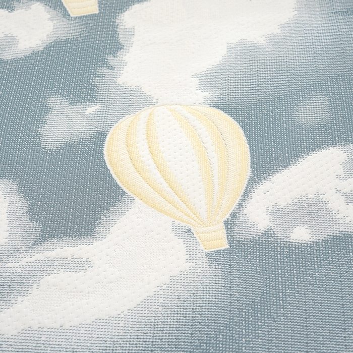 91家纺网 家纺一手货源 找家纺 冬然家纺2025新款冰豆豆榻榻米凉席 梦幻气球-灰