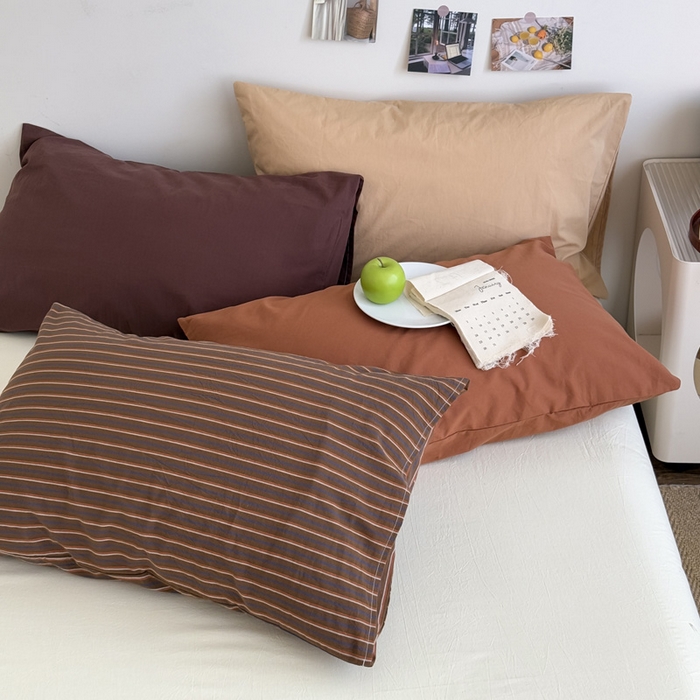 91家纺网 家纺一手货源 找家纺 （总）艾沁2025新款全棉水洗棉单枕套