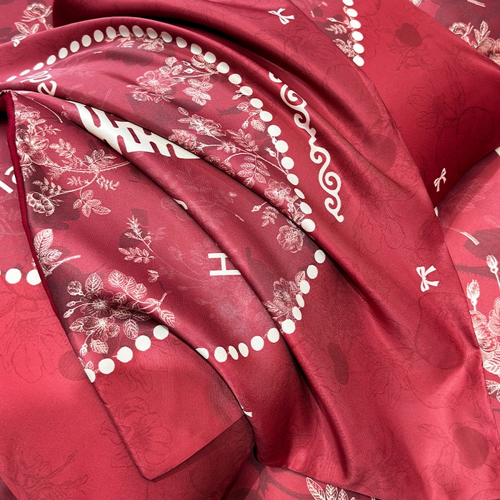 91家纺网 家纺一手货源 找家纺 （总）奥汀洛家纺 2025新款亲肤棉数码印花婚庆四件套