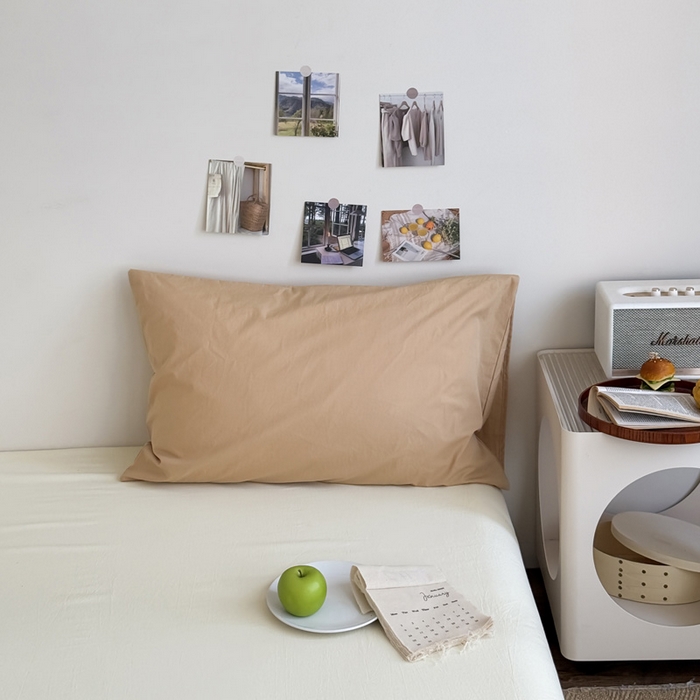 91家纺网 家纺一手货源 找家纺 （总）艾沁2025新款全棉水洗棉单枕套