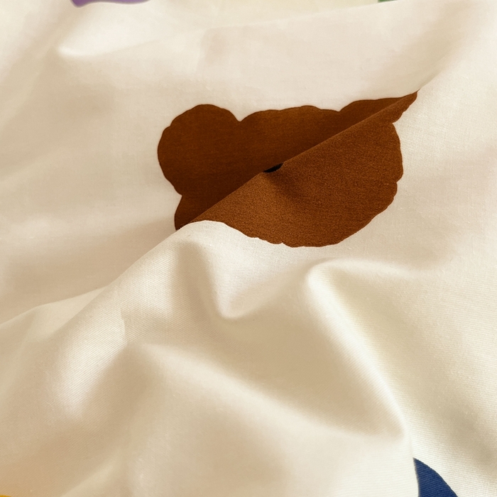 91家纺网 家纺一手货源 找家纺 吉象家纺13070全棉四件套纯棉四件套直播小清新男孩女炫彩狗