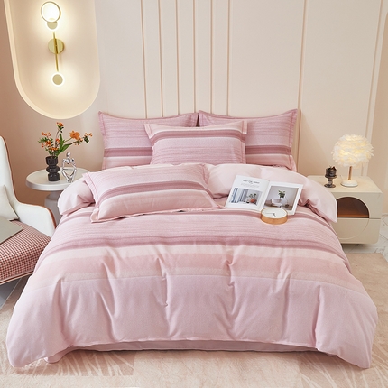 91家纺网 家纺一手货源 找家纺 （总）雲归梦 2025新款纯棉加厚磨毛多规格磨毛四件套