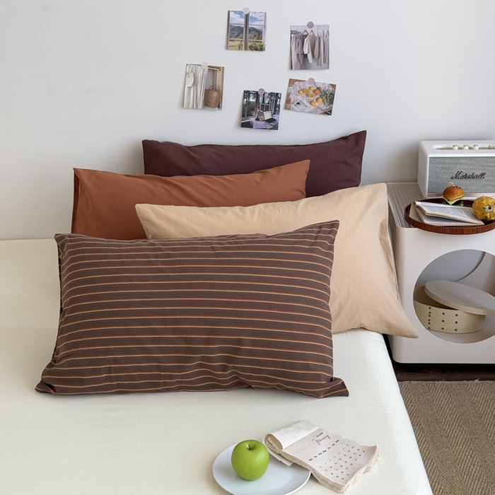 91家纺网 家纺一手货源 找家纺 （总）艾沁2025新款全棉水洗棉单枕套