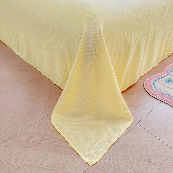 91家纺网 家纺一手货源 找家纺 壹号库 2025新款A类提花有氧彩竺绵四件套 春和