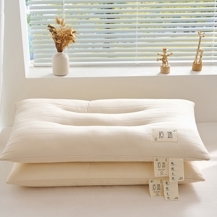 91家纺网 家纺一手货源 找家纺 乐可 2025新款日式原棉乳胶枕枕头枕芯 日式原棉乳胶枕-中