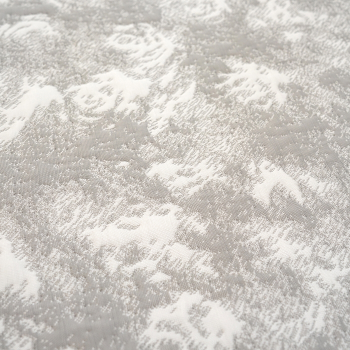 91家纺网 家纺一手货源 找家纺 冬然家纺2025新款冰豆豆榻榻米凉席 梦幻玫瑰-灰