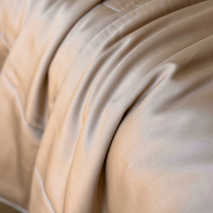 91家纺网 家纺一手货源 找家纺 百寐 2025新款60S兰精天丝夏被系列 冰咖啡+碳灰