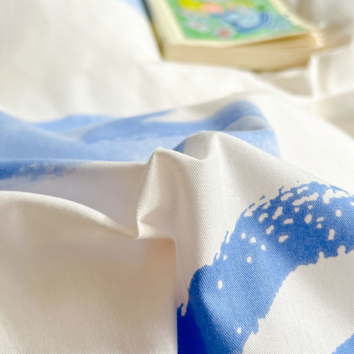 91家纺网 家纺一手货源 找家纺 吉象家纺13070全棉四件套纯棉四件套直播小清新男孩女兰心小熊