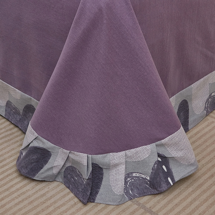 91家纺网 家纺一手货源 找家纺 雲归梦 2025新款纯棉加厚磨毛多规格磨毛四件套 悦动之心