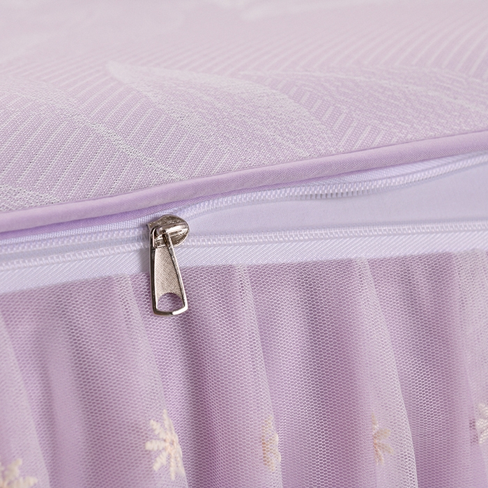 91家纺网 家纺一手货源 找家纺 家之硕家纺 2025春夏新款凉感提花凉席三件套-夏日清凉系列 夏日清凉---紫