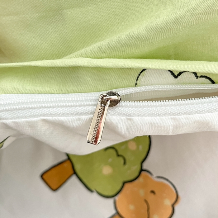 91家纺网 家纺一手货源 找家纺 吉象家纺13070全棉四件套纯棉四件套直播小清新男孩女工程车