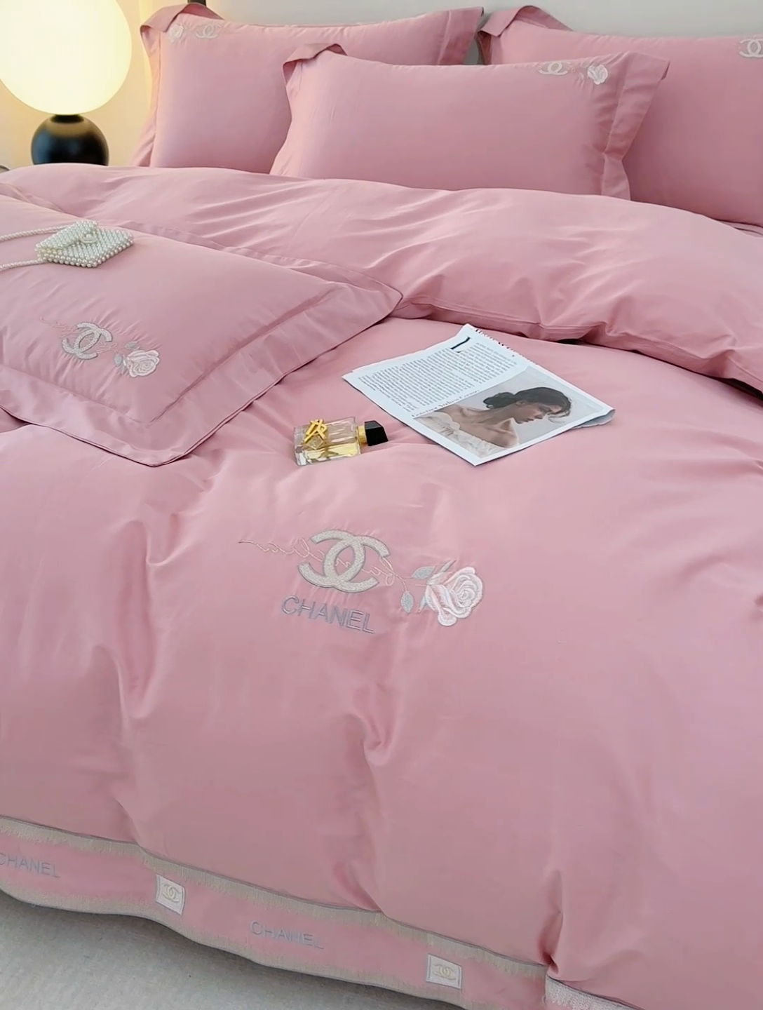 91家纺网 家纺一手货源 找家纺 （总）优姿家纺2025新品高端加密全棉100支绣花宽边四件套