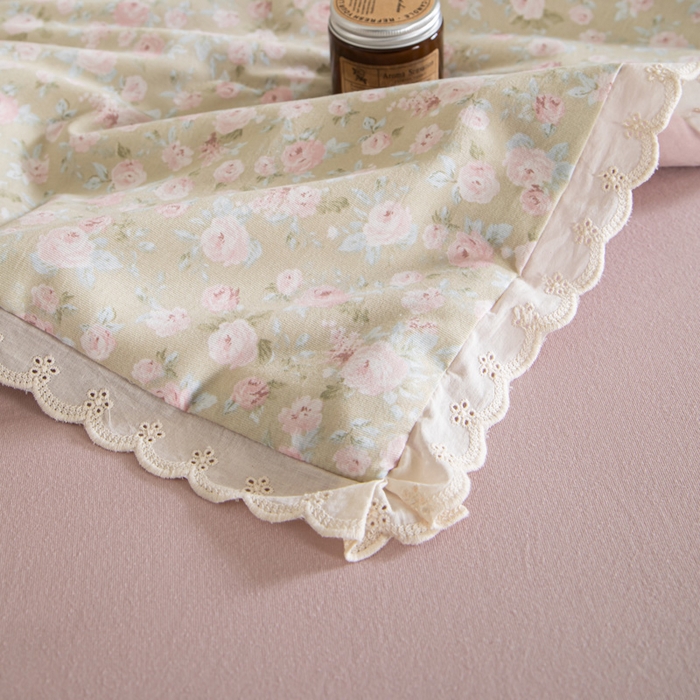 91家纺网 家纺一手货源 找家纺 玛德琳 2025新款双层纱大豆夏凉被空调被夏被四件套 马丁的画