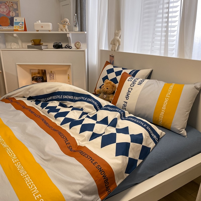 91家纺网 家纺一手货源 找家纺 吉象家纺 2025新款全棉印花四件套