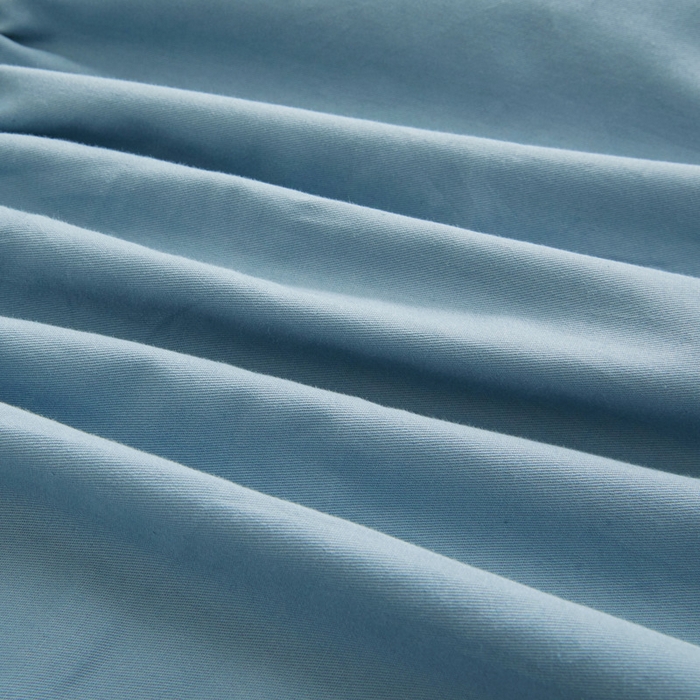 91家纺网 家纺一手货源 找家纺 优眠坊 2025新款全棉13372单床笠 波斯蓝