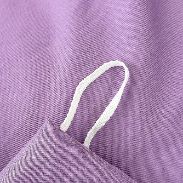 91家纺网 家纺一手货源 找家纺 2025新款13374全棉母婴级贝壳绣宽边枕套纯色刺绣三角针四件套全棉贡缎新疆长绒字母款 贝壳绣-典雅紫