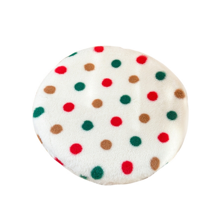 91家纺网 家纺一手货源 找家纺 （总）美茉家居 2025新款兔毛绒波点坐垫