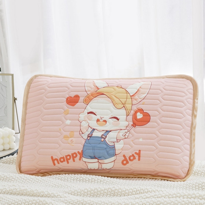 91家纺网 家纺一手货源 找家纺 (总) 乐秀 2025新款凉感丝乳胶夹层枕套