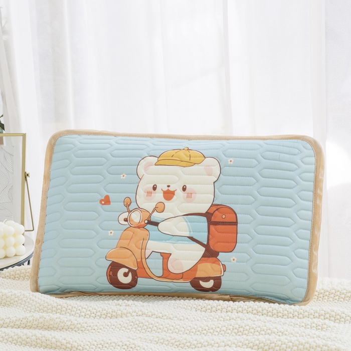 91家纺网 家纺一手货源 找家纺 (总) 乐秀 2025新款凉感丝乳胶夹层枕套