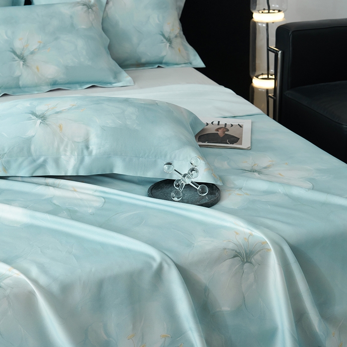 91家纺网 家纺一手货源 找家纺 时亿家居 2025新款金太阳玉精凉席三件套 优致