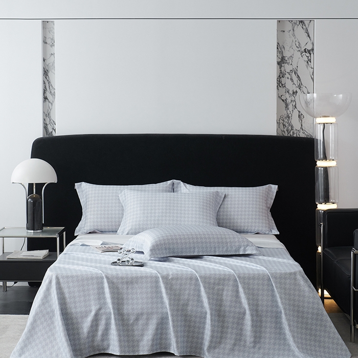 91家纺网 家纺一手货源 找家纺 时亿家居 2025新款金太阳玉精凉席三件套 飞鸟