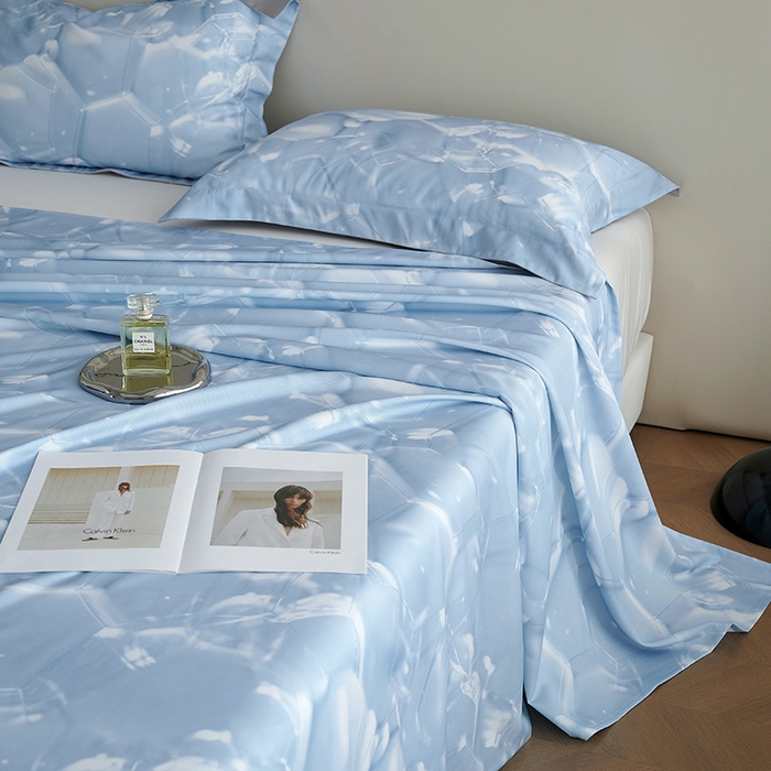 时亿家居 2025新款金太阳玉精凉席三件套 泡冰