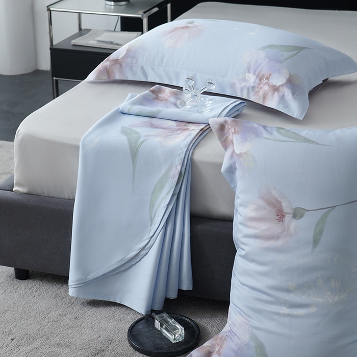 91家纺网 家纺一手货源 找家纺 时亿家居 2025新款金太阳玉精凉席三件套 春诗