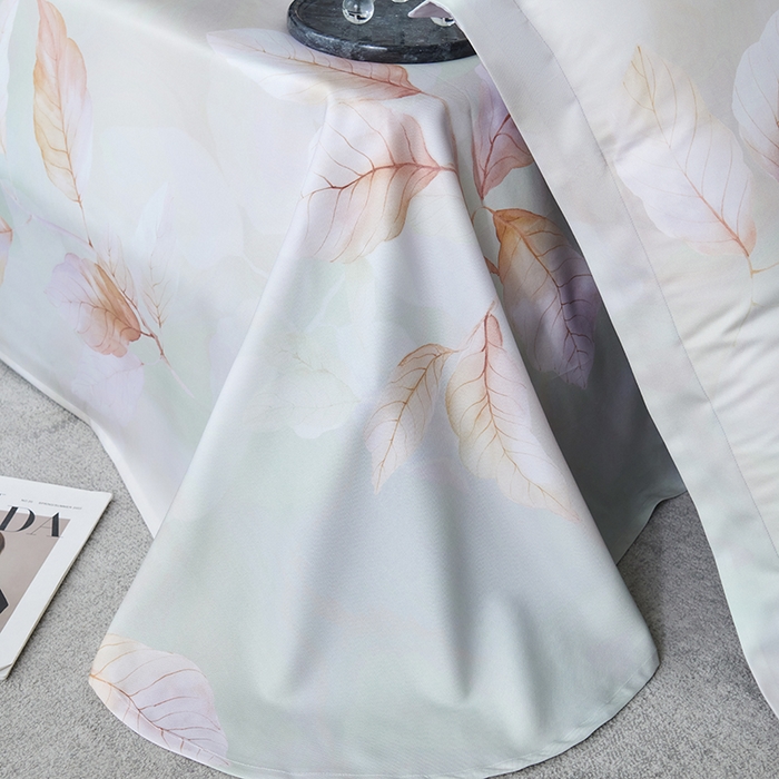 91家纺网 家纺一手货源 找家纺 时亿家居 2025新款金太阳玉精凉席三件套 叶之歌