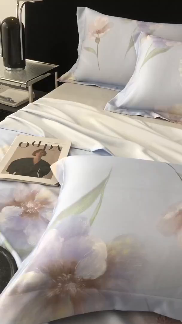 91家纺网 家纺一手货源 找家纺 时亿家居 2025新款金太阳玉精凉席三件套 春诗