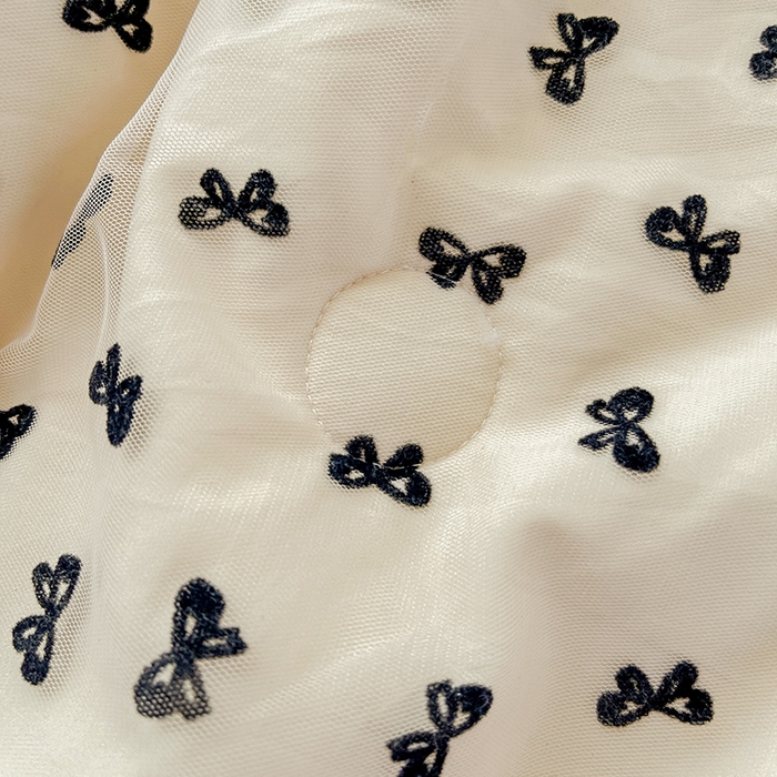 91家纺网 家纺一手货源 找家纺 梦之岛 2025新款韩版蝴蝶蕾丝水洗棉毛巾绣四件套 蝴蝶夏被-黄