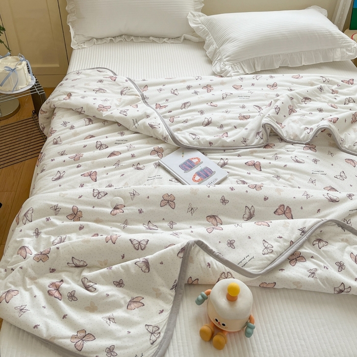 91家纺网 家纺一手货源 找家纺 预言家纺 2024新款A类针织棉夏被