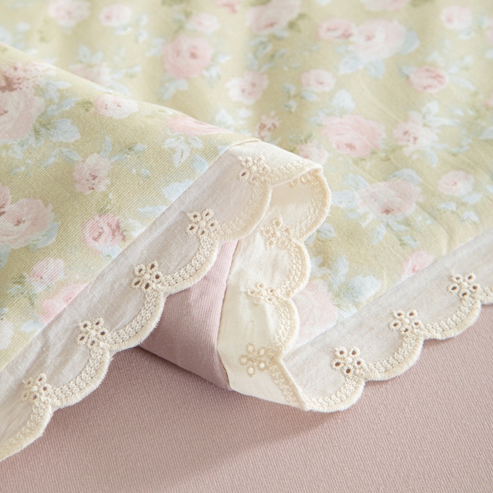 91家纺网 家纺一手货源 找家纺 玛德琳 2025新款双层纱大豆夏凉被空调被夏被四件套 马丁的画