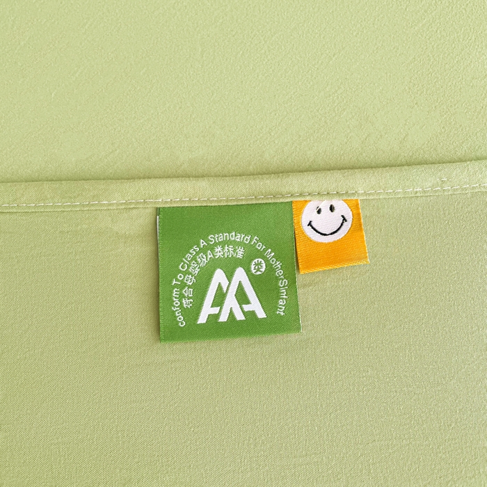 91家纺网 家纺一手货源 找家纺 牛魔王家居 2025新款糯糯棉床单枕套纯色单床单 抹茶绿