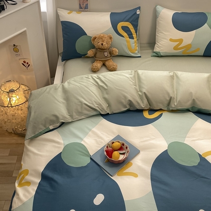 吉象家纺 2025新款全棉印花四件套