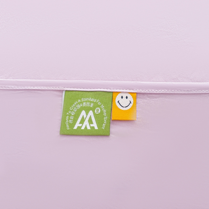 91家纺网 家纺一手货源 找家纺 牛魔王家居 2025新款糯糯棉床单枕套纯色单床单 浅紫