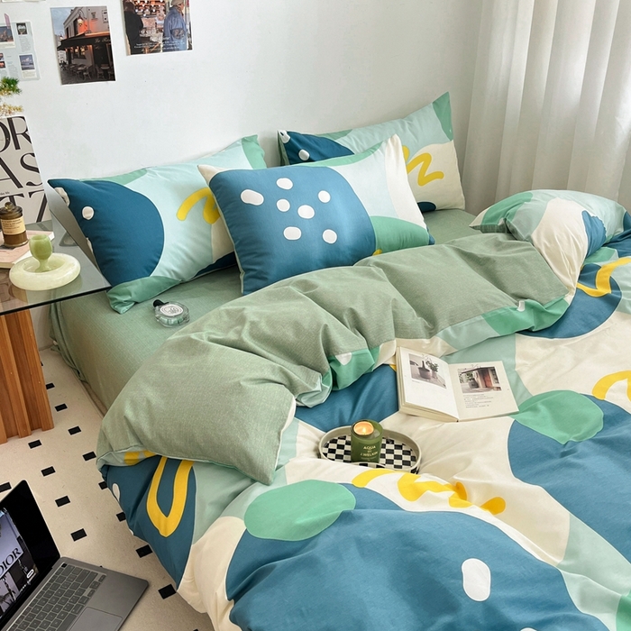 91家纺网 家纺一手货源 找家纺 吉象家纺 2025新款全棉印花四件套