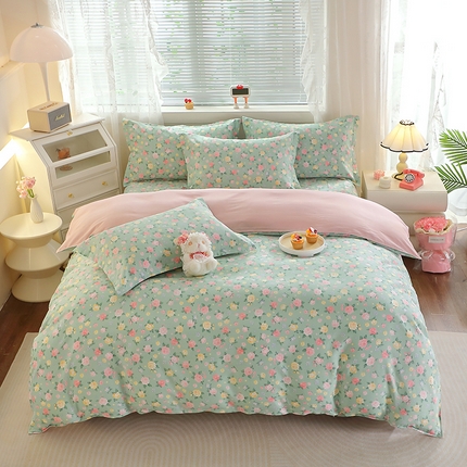 91家纺网 家纺一手货源 找家纺 （总）2025新款40s简欧全棉纯棉印花多规格系列四件套