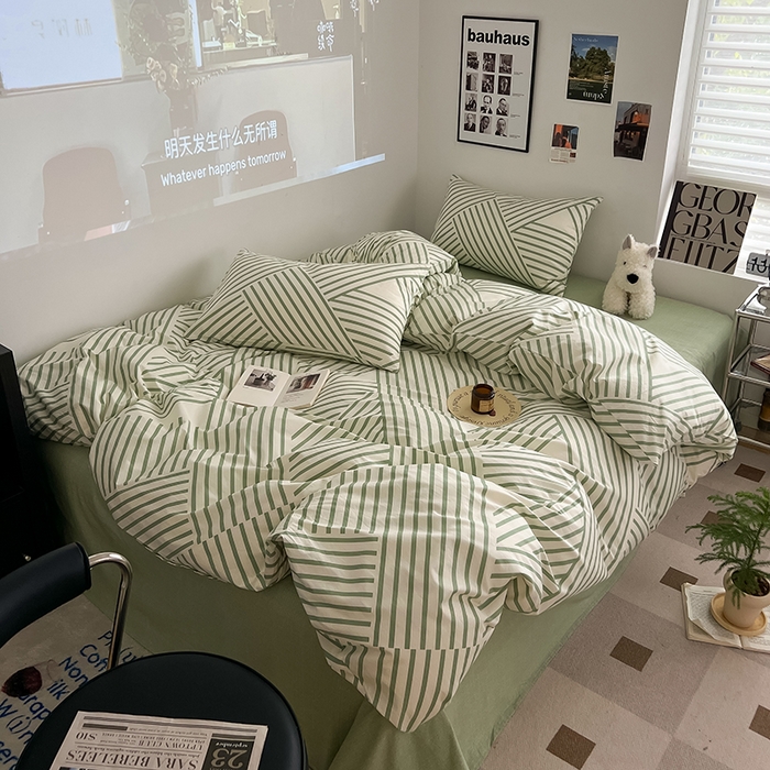 91家纺网 家纺一手货源 找家纺 （总）吉象家纺 2025新款全棉印花四件套