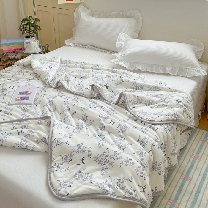 91家纺网 家纺一手货源 找家纺 预言家纺 2024新款A类针织棉夏被