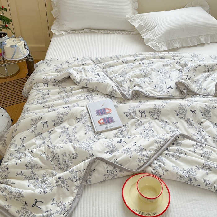 91家纺网 家纺一手货源 找家纺 预言家纺 2024新款A类针织棉夏被