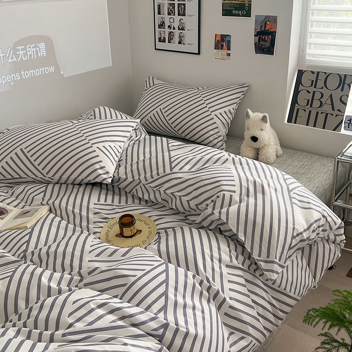 91家纺网 家纺一手货源 找家纺 吉象家纺 2025新款全棉印花四件套