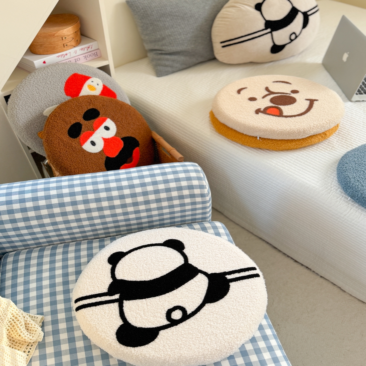 91家纺网 家纺一手货源 找家纺 （总）美茉家居 2025新款泰迪绒毛巾绣坐垫